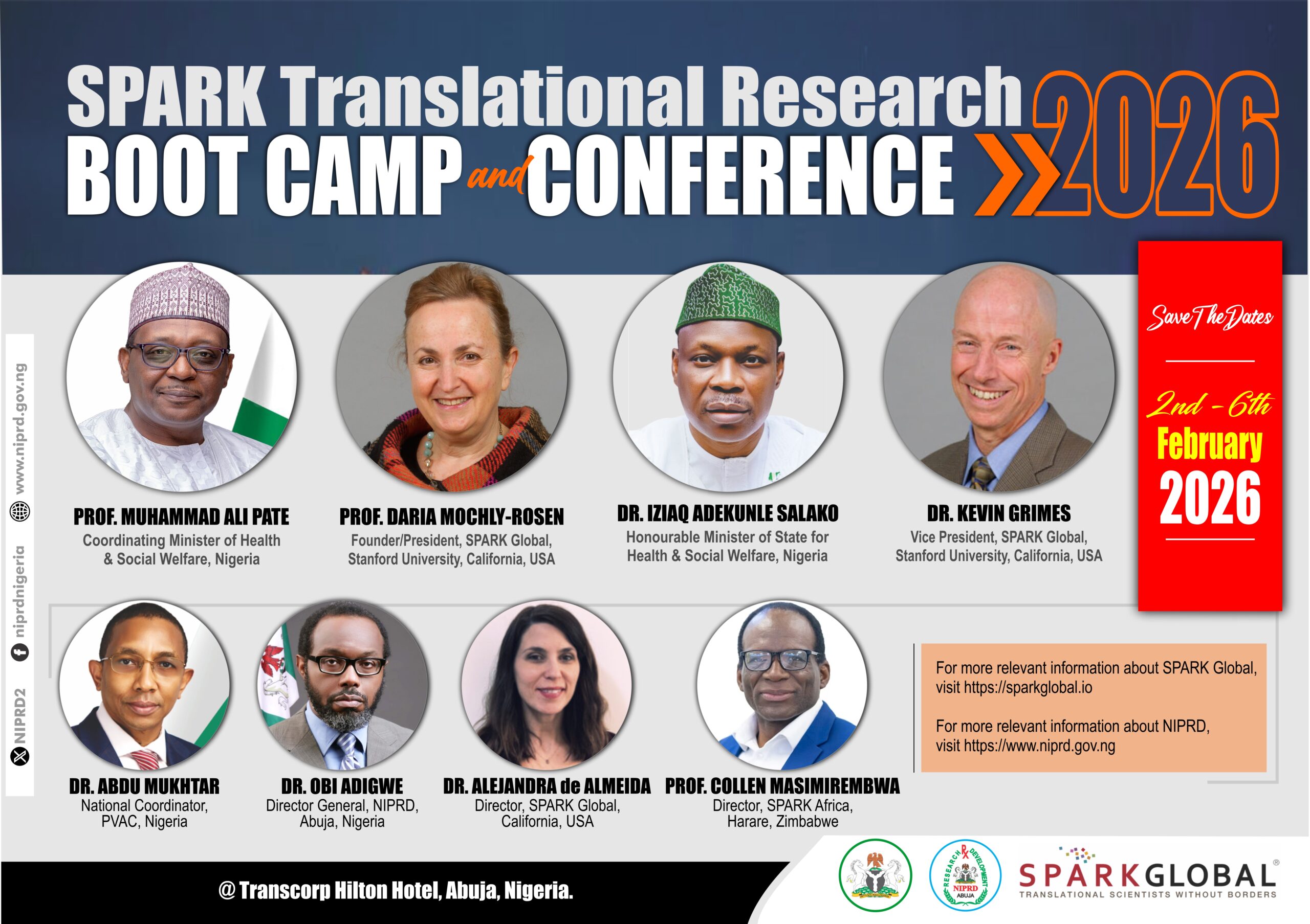 SPARK GLOBAL and NIPRD to host SPARK Africa bootcamp and conference